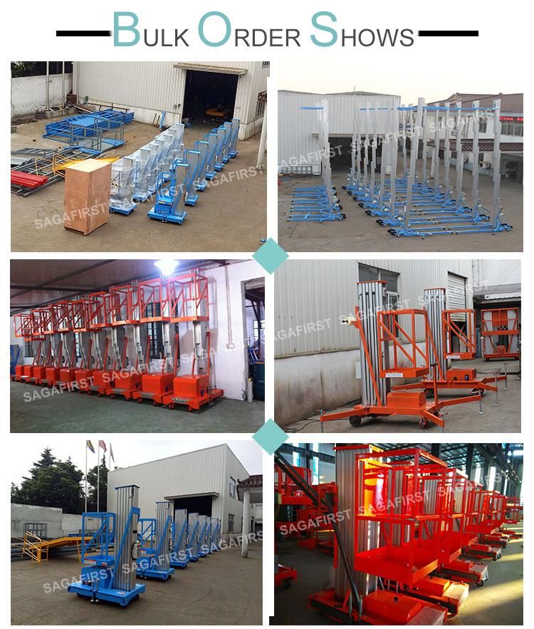 6~24m Hydraulic Lift Aerial Work Platform Lift with Ce
