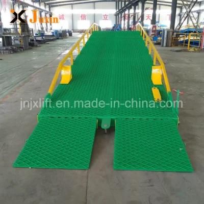CE Approved Container Loading Forklift Yard Ramp with Capacity 6-20t