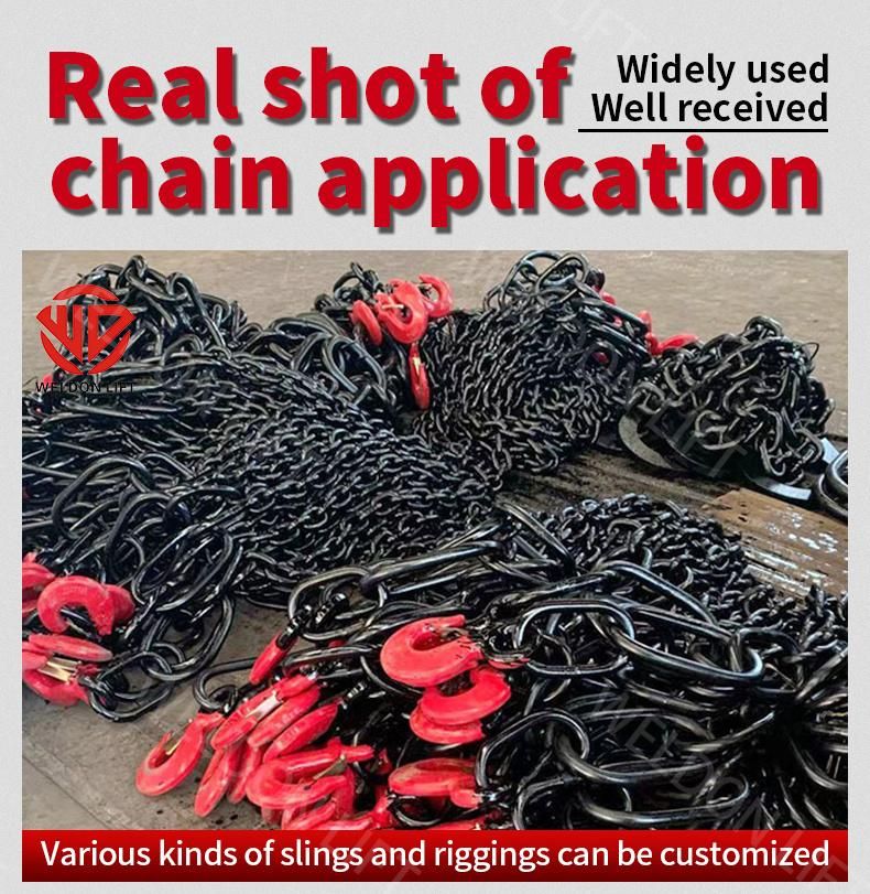 High Strength Galvanized Link Chain G80 Lashing Lifting Chain