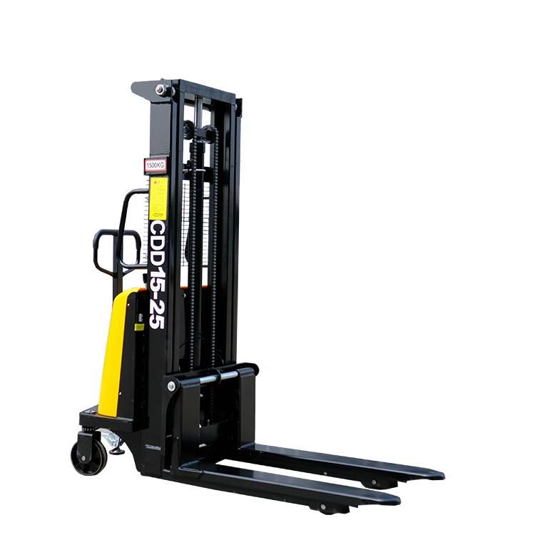 1 Ton 1.5 Ton Semi Electric Forklift Pallet Stacker