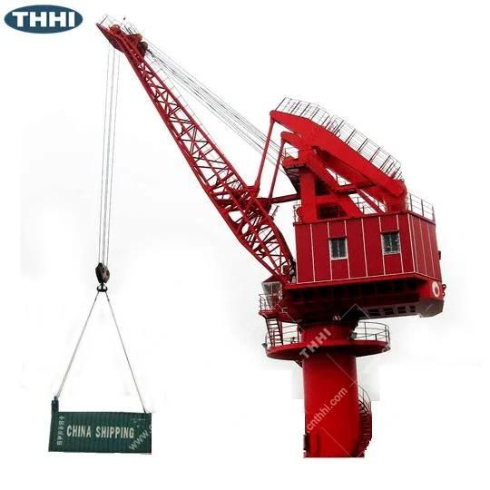 65t10m Offshore Lattice Boom Pedestal Crane