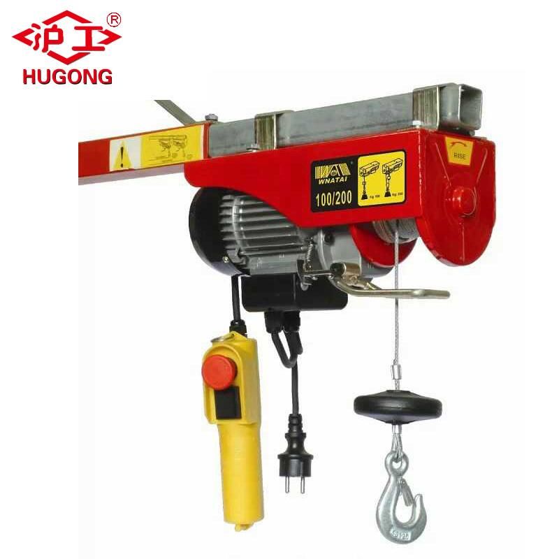China Online Shopping PA Single-Hook Construction Winch Mini Hoist Crane