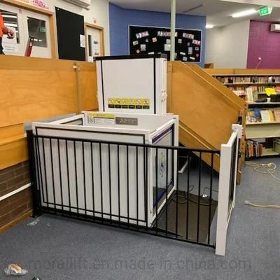 1m vertical wheelchair lift for school library