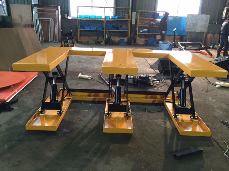 Good Price Easy Operation Safe E-Shape Scissor Lifts for Warehouse