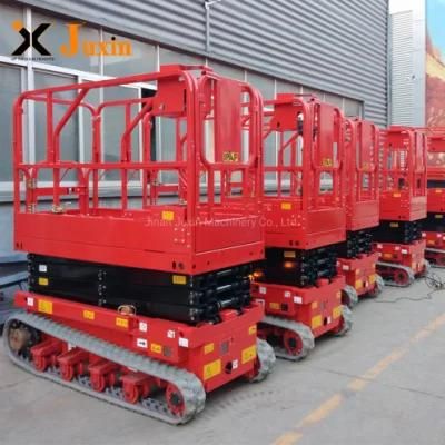 Jinan Juxin Rough Terrain Self Propelled Manlift Hydraulic Scissor Lift