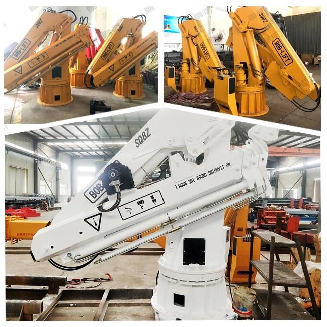 Boat Mounted Mini Hydraulic Crane Small Boat/Marine/Ship Crane