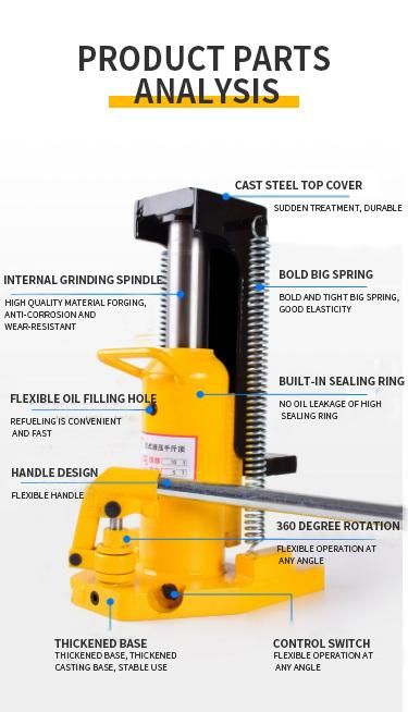 5 Tons to 50 Tons Hydraulic Toe Jack Claw Jack