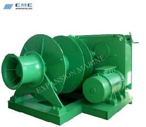 Ship Mooring Winches for Sale with Manually Operated Clutch and Brake