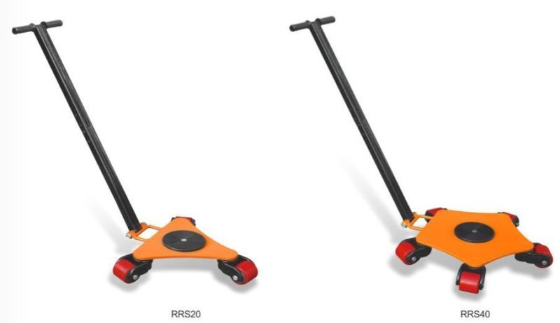 Industrial Heavy Duty Capacity 1000kg Rotating Swivel Roll Skate with Four Rollers