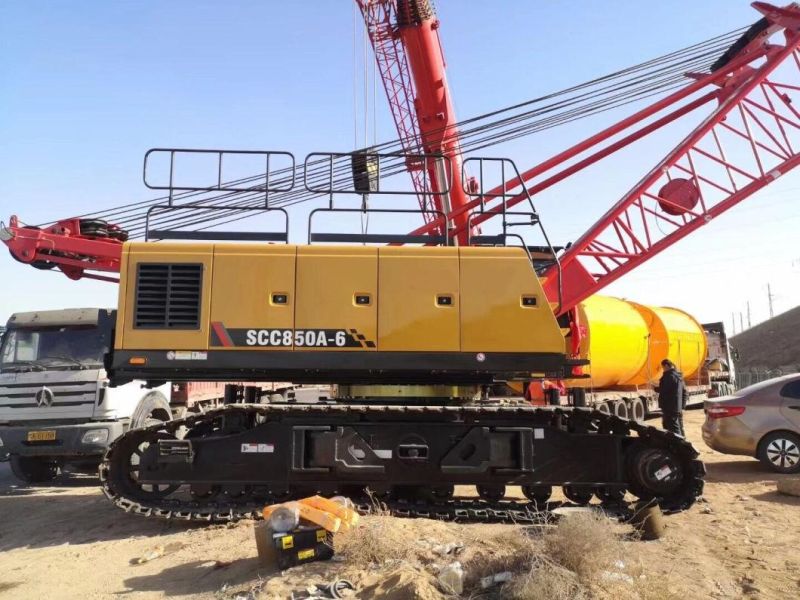 Boom Length 57m Mobile 80 Ton Crawler Crane (SCC850A)