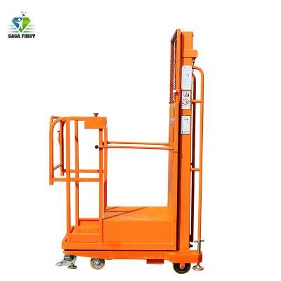 Mobile Outdoor Workshop Lift Elevator Vertical Goods Picker