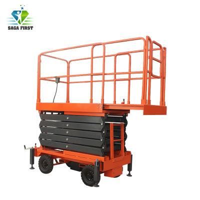 High Lift Hydraulic Principle Electric Platform Scissor Lift