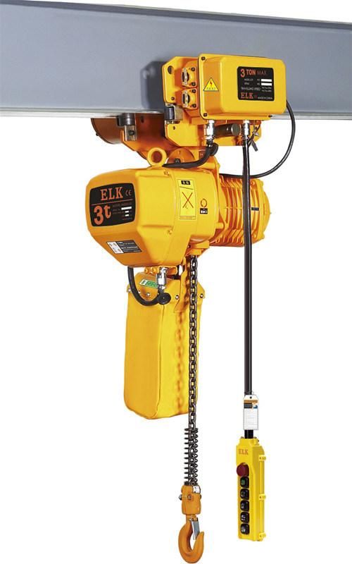 0.3 Ton Electric Chain Hoist with Manual Trolley