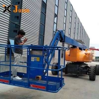 12m 360 Degree Rotating Lift Hydraulic Crank Arm Lift Aerial Platform