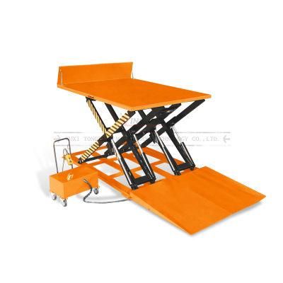 Load Capacity 2500kg Lifting Height 1700mm Heavy Duty Dock Loading Platform