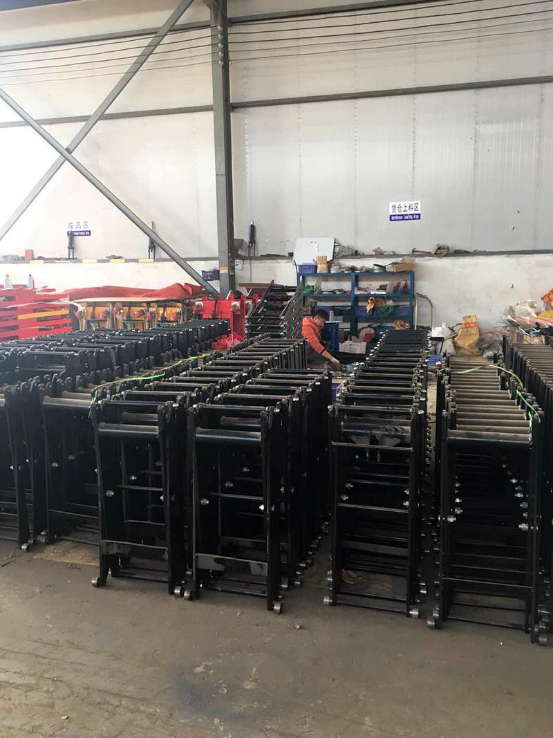 Advanced Technology Platform Manual Hydraulic Scissor Table Lifter with Wheels