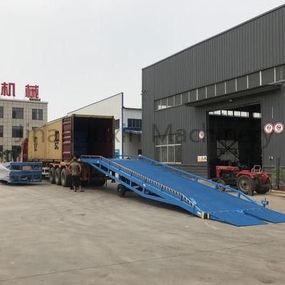 Hydraulic Adjustable Movable Loading Ramp Container Dock Ramp for Trailers and Trucks