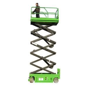 14m Lifting Height Full Electric Mobile Platform Scissor Lift for Aerial Working