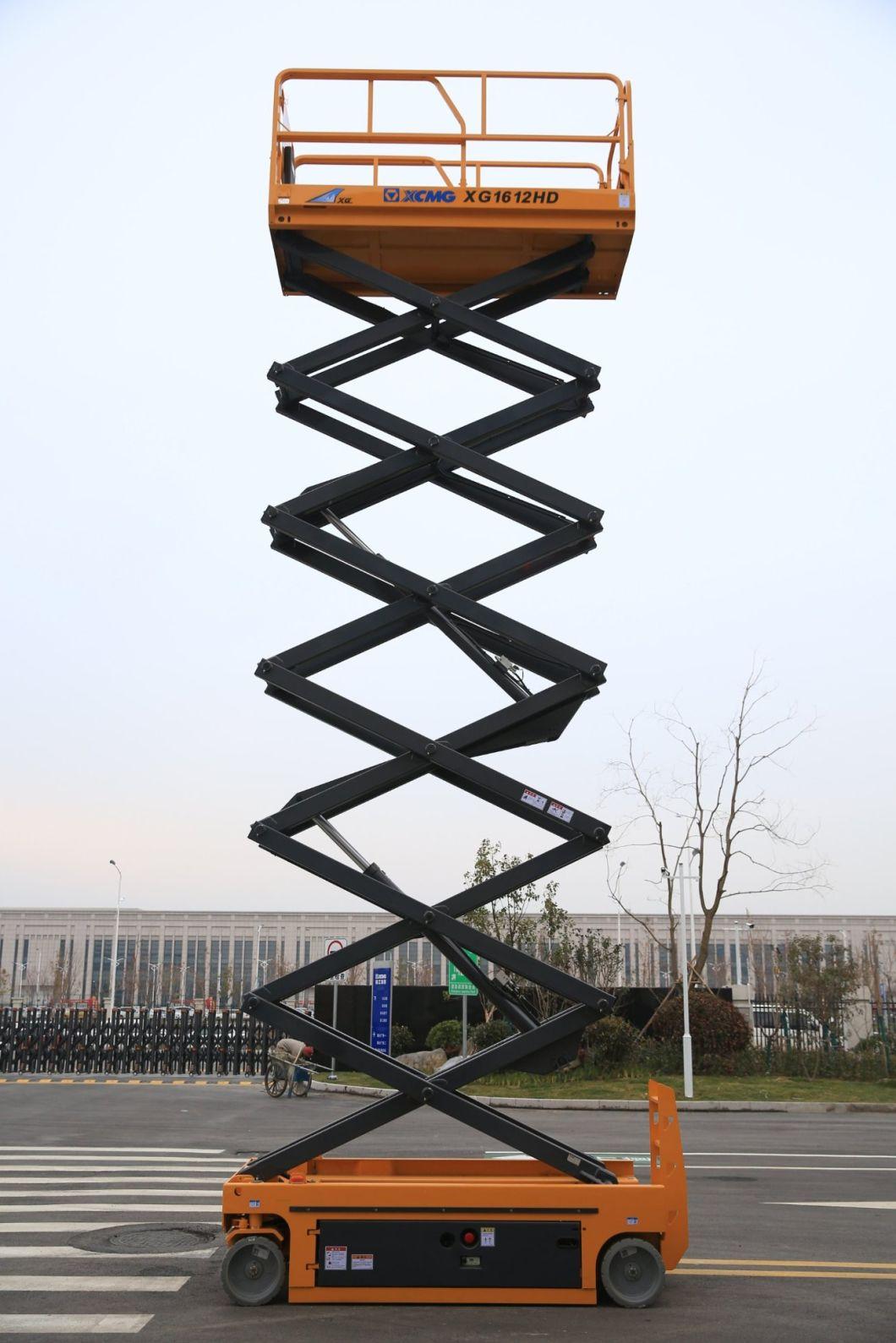 XCMG Official 16m Scissor Lift Table Xg1612HD