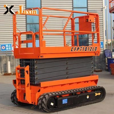 300 Kg Self Propelled Track Crawler Scissor Lift on Tracks