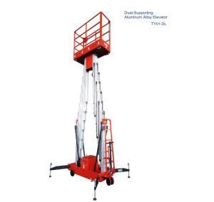 Automatic Aluminum Mast Hydraulic Aerial Lift Platform