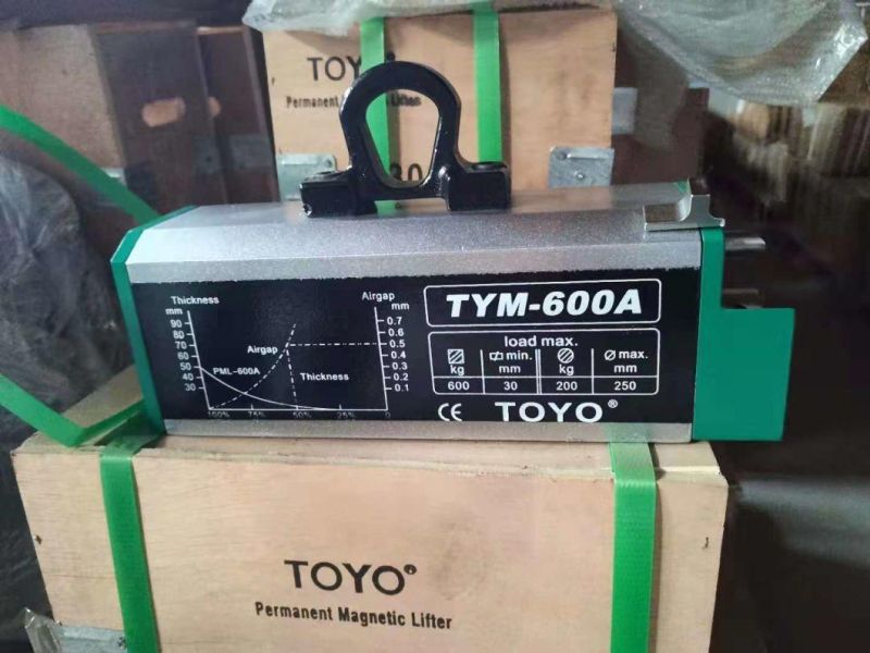 Heavy Duty Steel Lifting Magnet Crane Hoist 1000 Kg Magnet Lifter Manual Permanent Magnetic Lifter