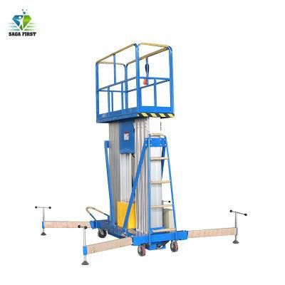 High Quality Standard Dual Mast Aluminium Platform Electrical Lifter