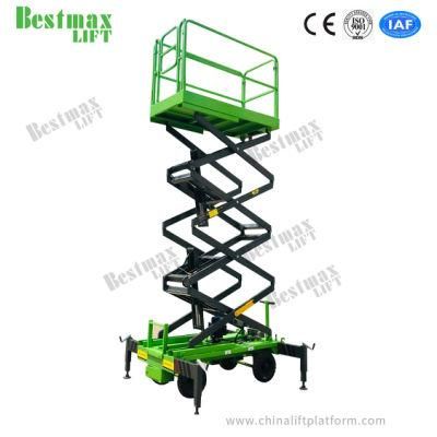 1500kg Hydraulic Lift Mobile Scissor Lift Platform for Aerial Work