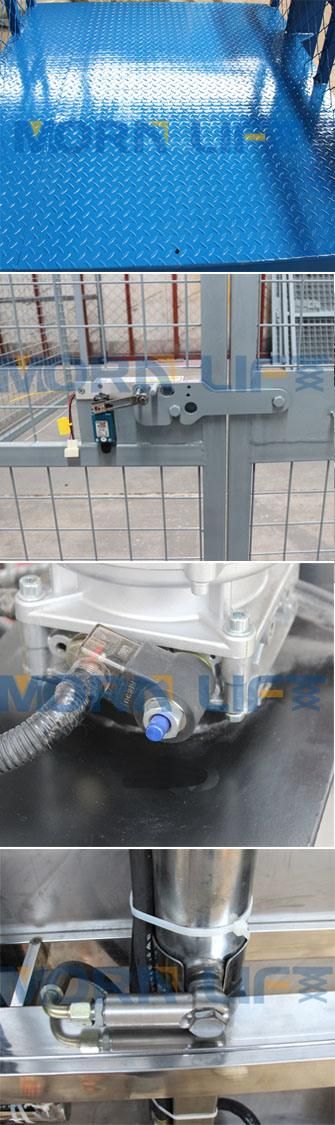 500kg Hydraulic Floor Lift Material Freight Elevator
