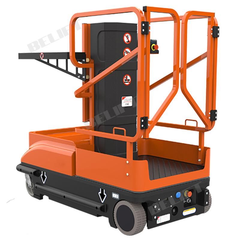 6m Electric Aerial Goods Lift Platforms Automatic Stock Picker
