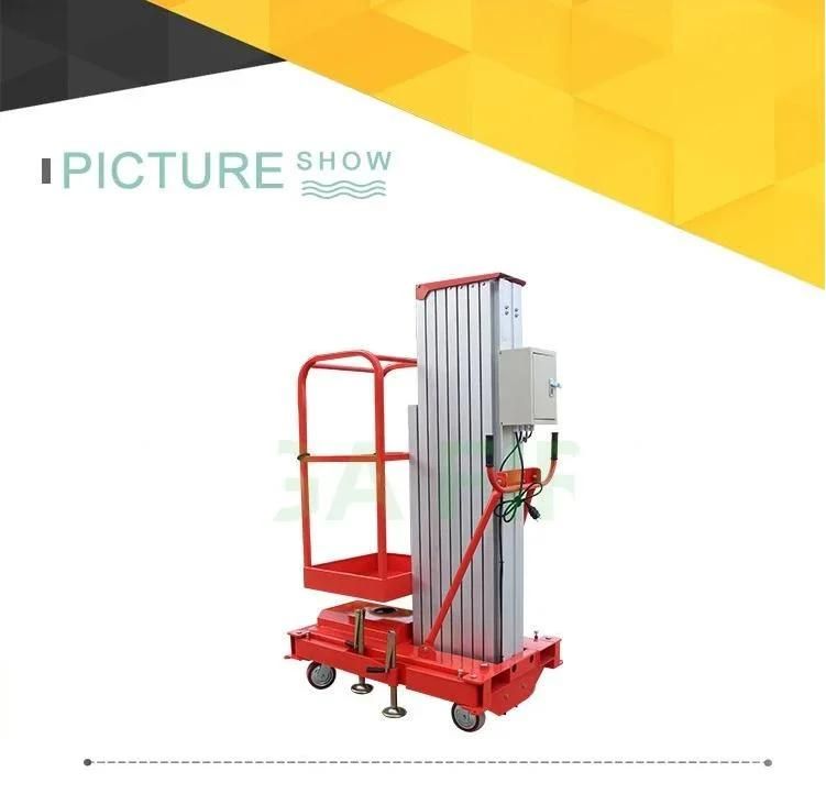 10m Aerial Work Lifting Equipment Portable Aluminum Lift with CE