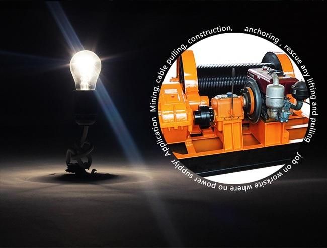 Diesel Marine Winch for Petroleum Engineering Lifting and Pulling