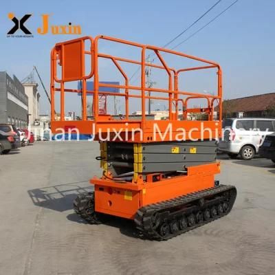 8m Hot Selling Crawler Self Propelled Scissor Lift Hydraulic Tracked Scissor Lift with Factory Price
