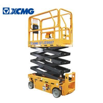 XCMG Gtjz0607 7.8m Electric Construction Cheap Hydraulic Scissor Lift Aerial Work Platform Table China