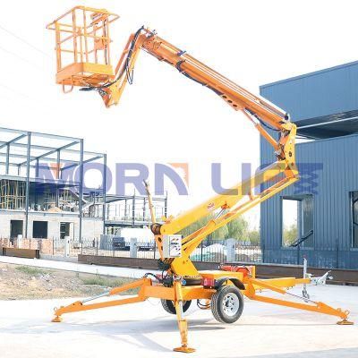 Good Price 18m 20m Morn China Lifts Towable Man Lift Cherry Picker