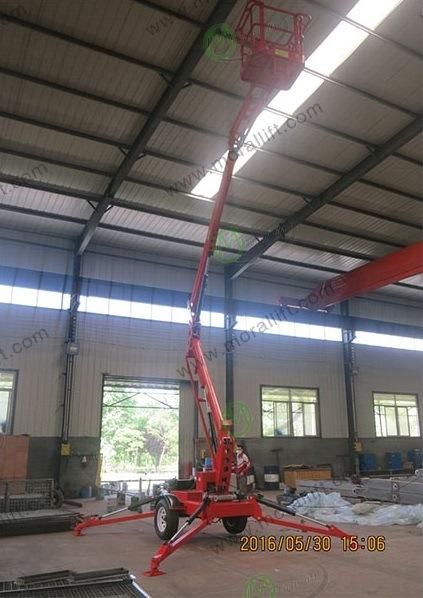 10m/12m/14m/16m Trailer Mounted Boom Lift for Sale