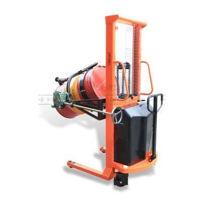 China Factory Supply Load Capacity 300kg Pneumatic Lifting and Manual Rotating Drum Rotator