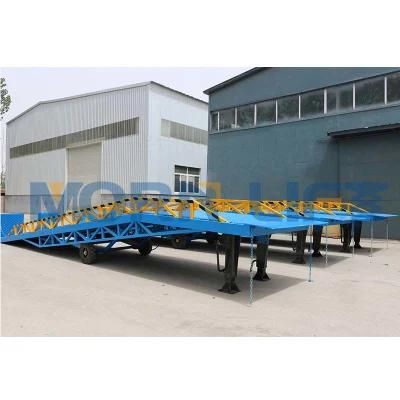 ISO 9001 Approved Hydraulic Morn Mobile Yard Ramps Dock Loading Ramp