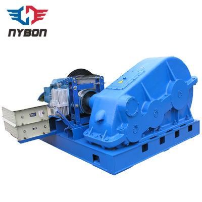 CE Approved Large Rope Capacity High and Low Speed Electric Winch 15 Ton