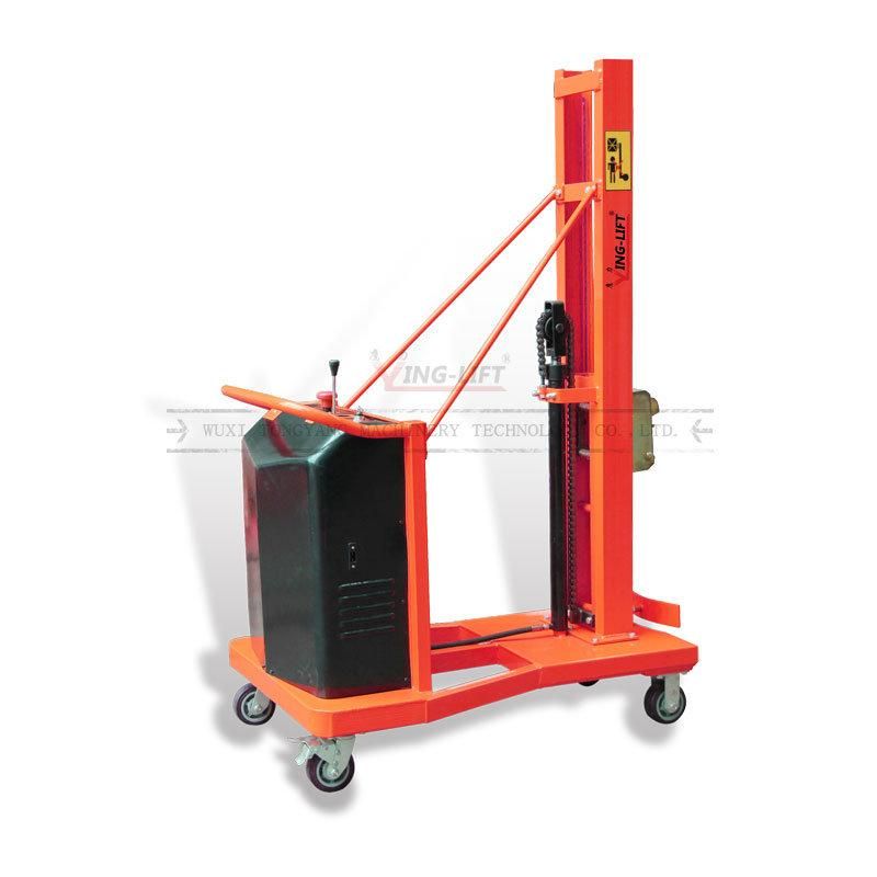Counter Balance Powered Drum Lifter, Counter Balance Type Electric Drum Stacker Without Front Supporting Leg Dt280