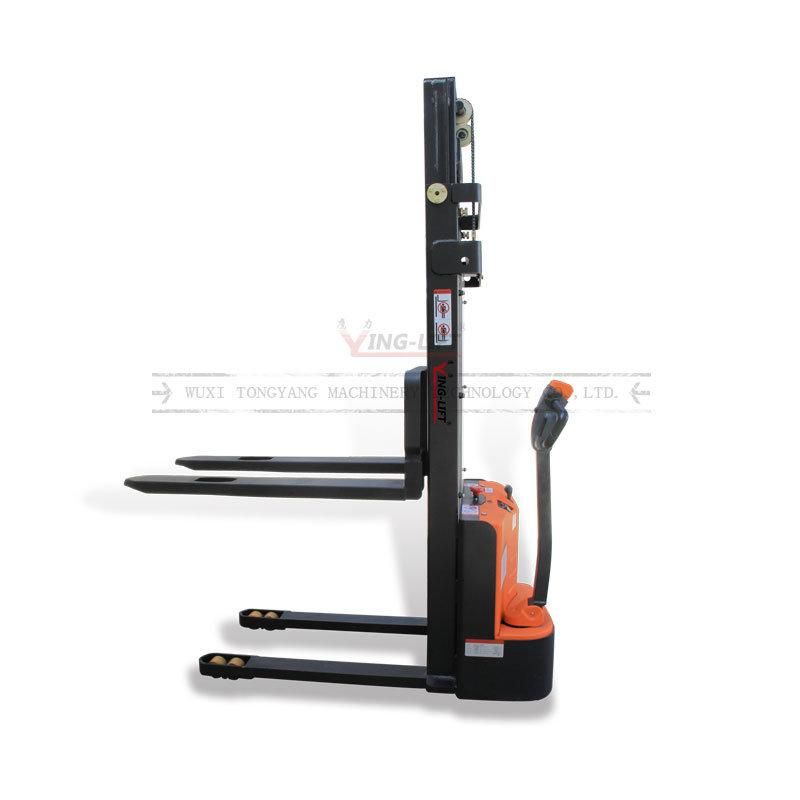 Battery Forklift Truck Electric Pallet Stacker Standing Typ Load Capacity 1000kg/1500kg