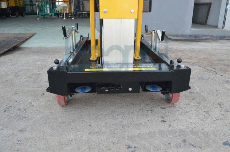 Single Mast Lift Table, Vertical Lift 8 M