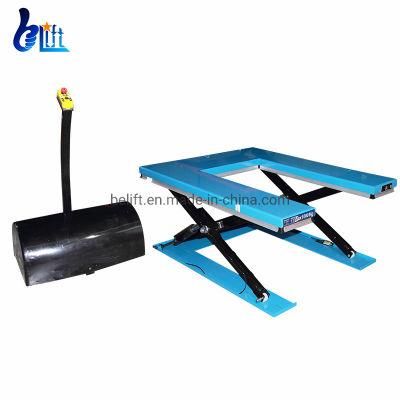 CE Certificate Low Profile Hydraulic Electric Mini Pallet Scissor Lift Tables