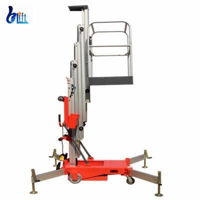 120kg Load Work Platform High End Aluminum Single Mast Electric Lifting Table