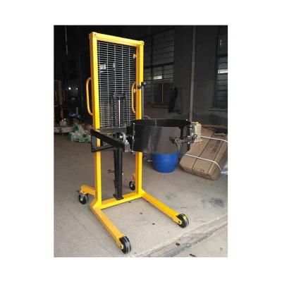 400 Ton Heavy Duty Hand Pumped Oil Drum Lifting Stacker Truck for Sale