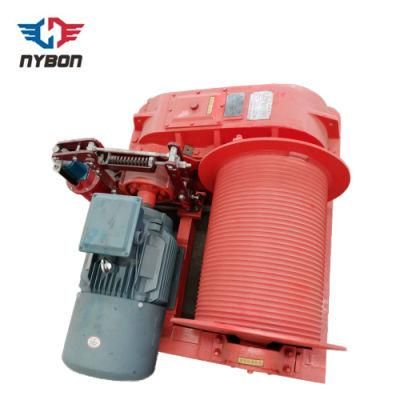 Jm Type Shipyard 20ton Electric Winch with 600m Wire Rope