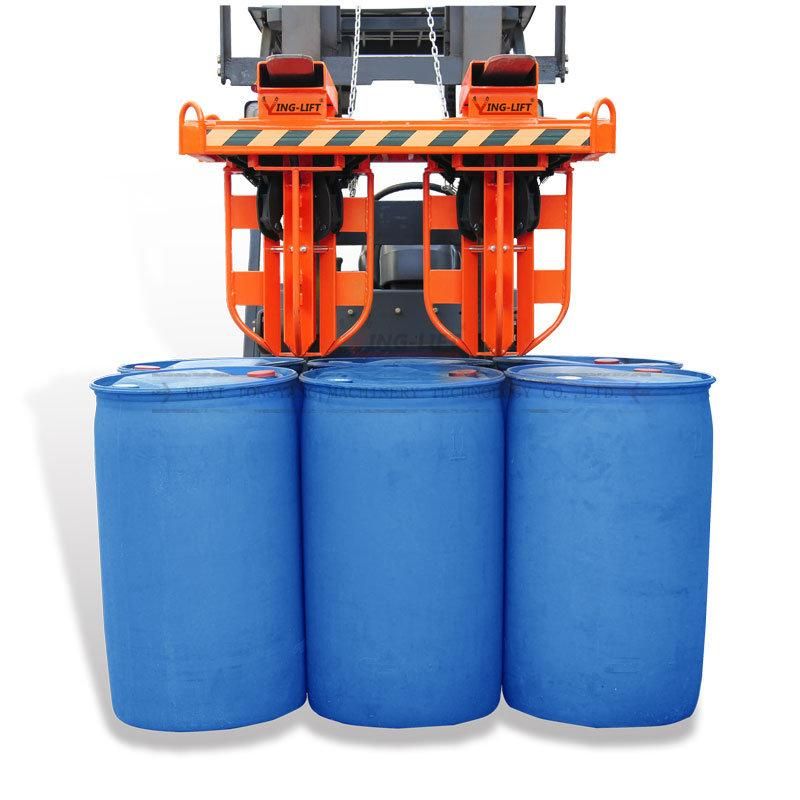 Forklift Drum Lifter with Automatic Adjustable Core Frame