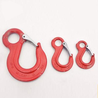 G80 G100 Eye/Clevis Sling/Safety Hook with Latch for Lifting