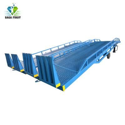 Europe 8ton 10ton Container Loading Hydraulic Mobile Dock Ramp