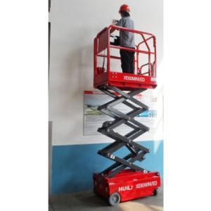 Manual Hydraulic Mini Scissor Lift Lifting 4m 5m 6m with Ce ISO